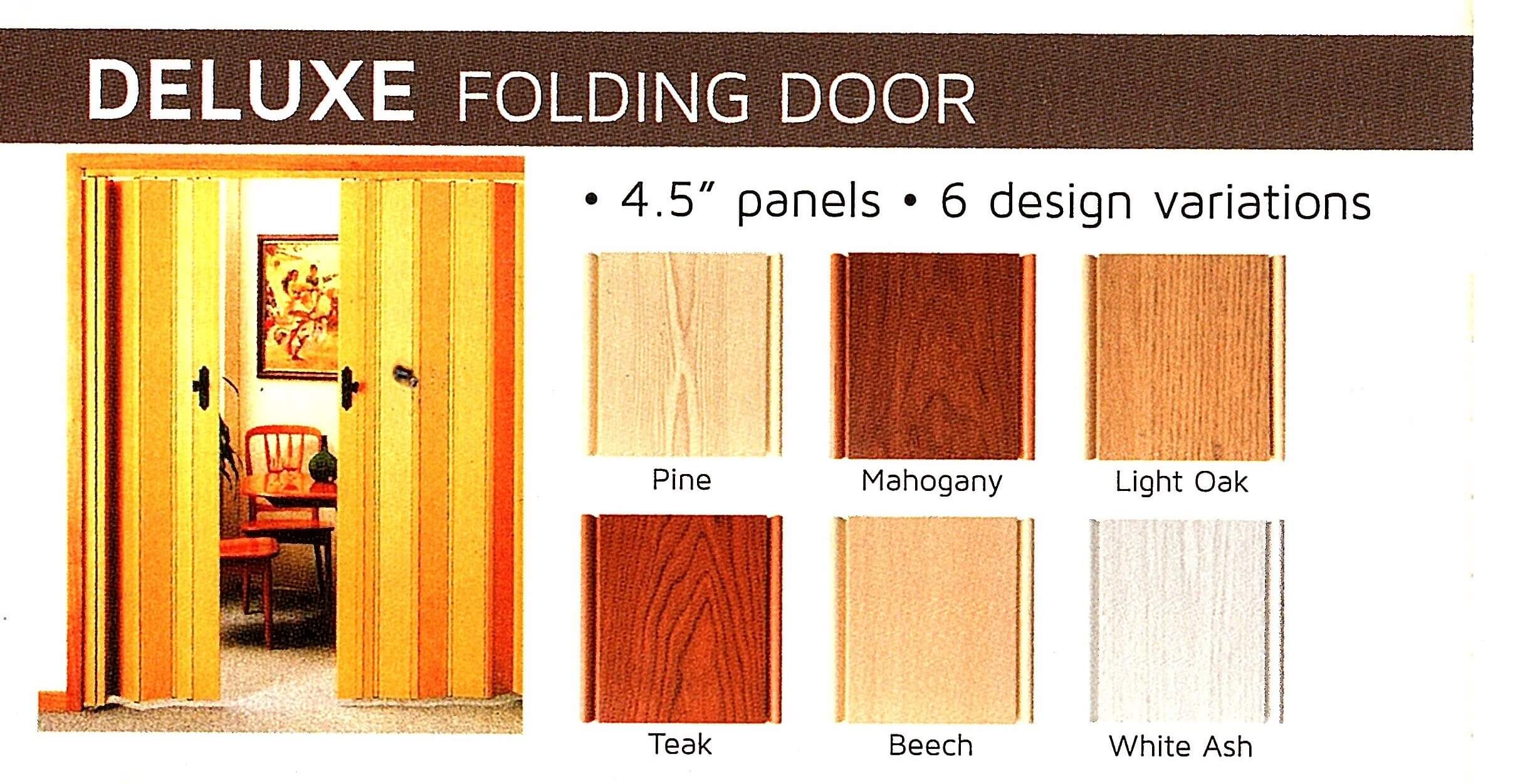 Deluxe Folding Door Streamline Blinds