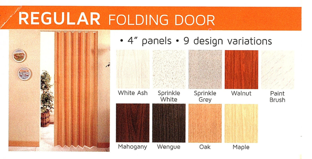 Regular Folding Door Streamline Blinds