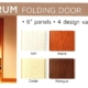 Streamline Blinds Spectrum Folding Door